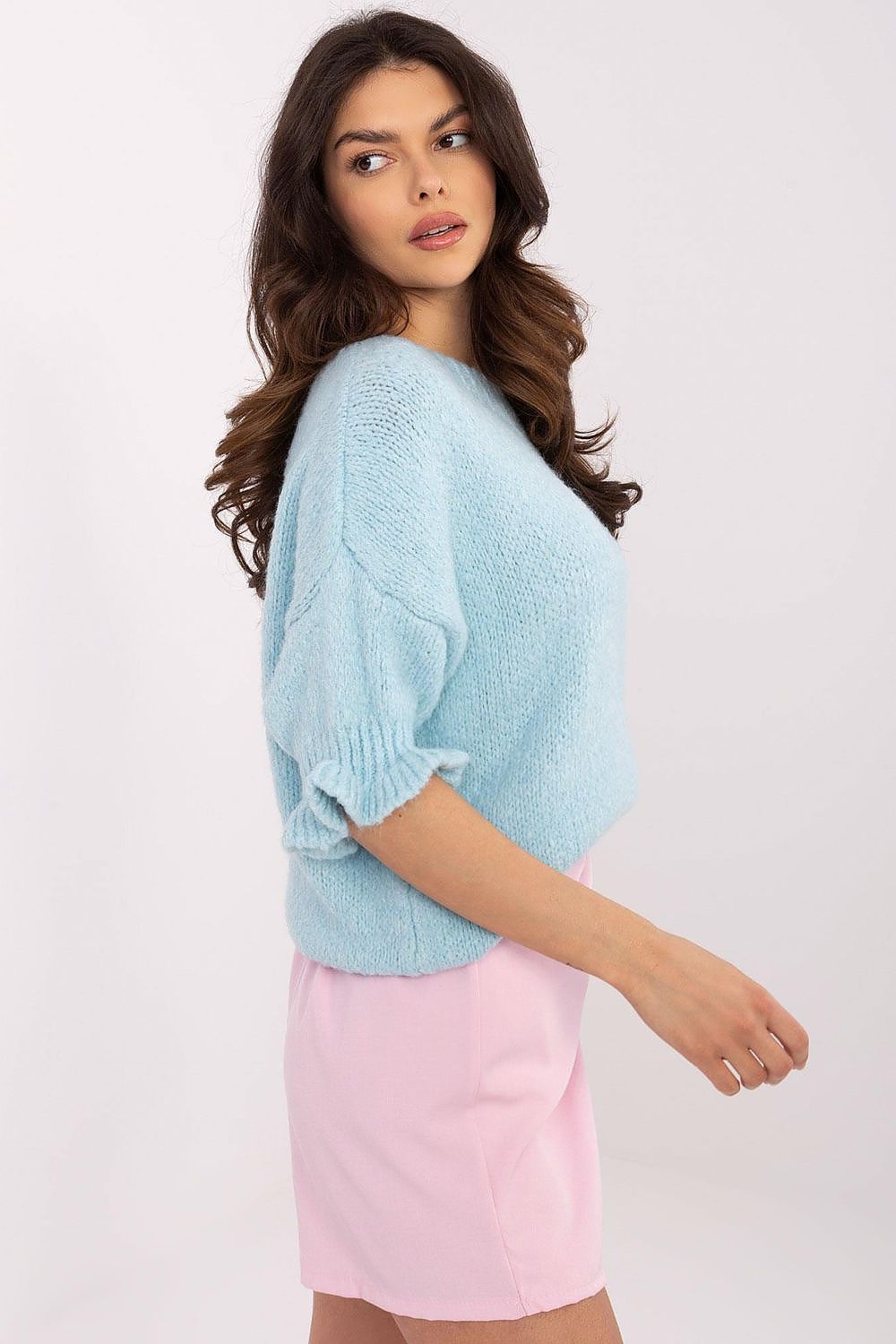 Jumper Italy Moda fra MS StyleHaven, størrelse one-size-fits-all, med short, bukselengde long, kjolelengde midi, kjolestil wrap