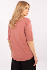 Dame bluse med dyretrykk til dame fra MS StyleHaven, størrelse M, med short, bukselengde long, kjolelengde mini, kjolestil wrap; a-line