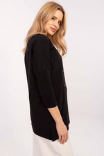 Lang bluse til dame med dyretrykk til dame fra MS StyleHaven, størrelse M, med short, bukselengde long, kjolelengde mini, kjolestil wrap; a-line