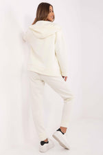 Lakerta 3-delt trenings sett hettegenser til dame til dame fra MS StyleHaven, laget av Bomull; Viskose; polyester; Elastan, farge Grå, størrelse S/M, med short ermer, perfekt til casual; dress