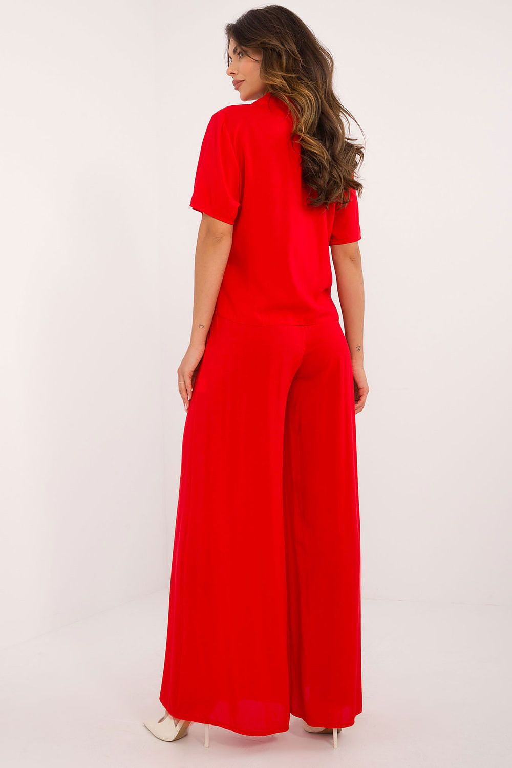 Lakerta Vidde-ben viskosesett til dame til dame fra MS StyleHaven, laget av Viskose, farge Grønn 3, størrelse S/M, med short ermer, perfekt til casual; dress