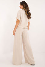 Lakerta Vidde-ben viskosesett til dame til dame fra MS StyleHaven, laget av Viskose, farge Grønn 3, størrelse S/M, med short ermer, perfekt til casual; dress