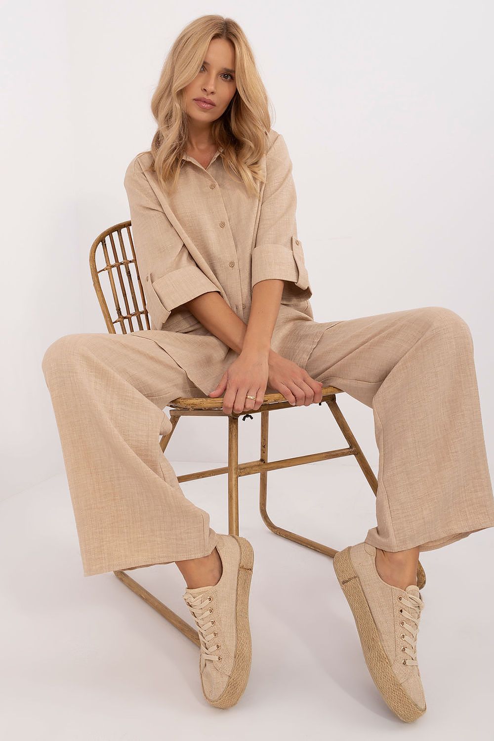 Lakerta dame sett med knytebånd til dame fra MS StyleHaven, laget av Bomull; polyester, farge Svart, størrelse S/M, med long ermer, perfekt til casual; dress