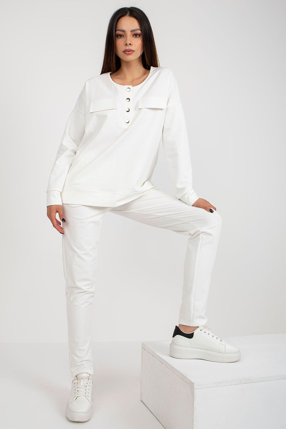Lakerta moderne Trenings Sett til dame til dame fra MS StyleHaven, laget av Bomull, farge Rosa, størrelse S/M, med short ermer, perfekt til casual; dress