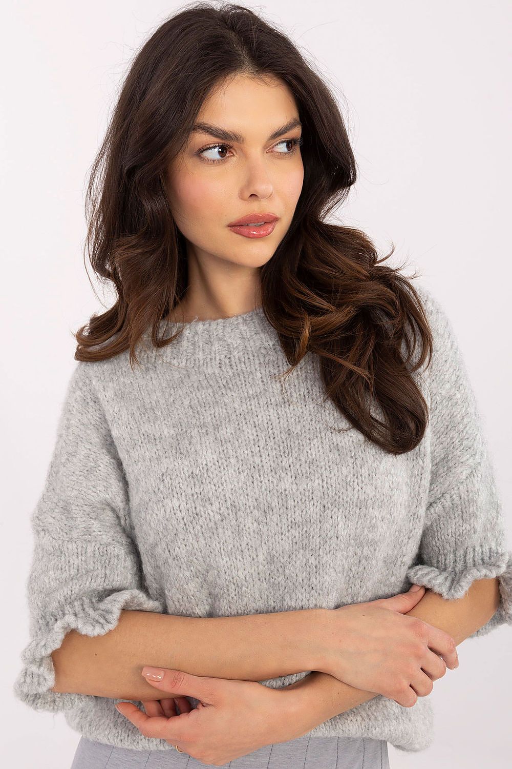 Jumper Italy Moda fra MS StyleHaven, størrelse one-size-fits-all, med short, bukselengde long, kjolelengde midi, kjolestil wrap