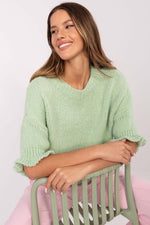 Jumper Italy Moda fra MS StyleHaven, størrelse one-size-fits-all, med short, bukselengde long, kjolelengde midi, kjolestil wrap