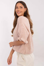 Jumper Italy Moda fra MS StyleHaven, størrelse one-size-fits-all, med short, bukselengde long, kjolelengde midi, kjolestil wrap