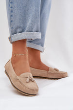 Mocassin Step in Style til dame fra MS StyleHaven, laget av modal-1; Bomull; Elastan, farge Svart, størrelse 39, med 45720 ermer, perfekt til casual