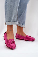 Mocassin Step in Style til dame fra MS StyleHaven, laget av modal-1; Bomull; Elastan, farge beige, størrelse 36, med 45720 ermer, perfekt til casual