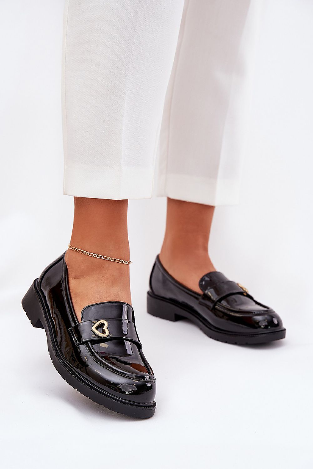 Mocassin Step in Style til dame fra MS StyleHaven, laget av modal-1; Bomull; Elastan, med detaljer i synthetic, farge Svart, størrelse 36, med 45720 ermer, hælhøyde flat; low, skostørrelse 36; 37; 38; 39; 40; 41, perfekt til dress