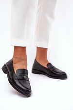 Mocassin Step in Style til dame fra MS StyleHaven, laget av modal-1; Bomull; Elastan, farge Svart, størrelse 39, med 45720 ermer, perfekt til dress