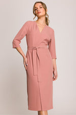 Dagkjole Stylove til dame fra MS StyleHaven, laget av polyester, farge Blå, størrelse XL, med lang ermer, perfekt til casual; dress