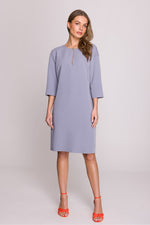 Dagkjole Stylove til dame fra MS StyleHaven, laget av polyester; Viskose, farge Rød, størrelse M, med lang ermer, perfekt til casual; dress