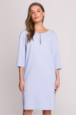 Dagkjole Stylove til dame fra MS StyleHaven, laget av polyester; Viskose, farge Grå, størrelse XL, med lang ermer, perfekt til casual; dress