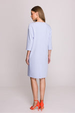Dagkjole Stylove til dame fra MS StyleHaven, laget av polyester; Viskose, farge Fiolett, størrelse s, med lang ermer, perfekt til casual; dress