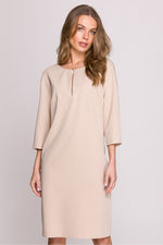 Dagkjole Stylove til dame fra MS StyleHaven, laget av polyester; Viskose, farge Fiolett, størrelse M, med lang ermer, perfekt til casual; dress