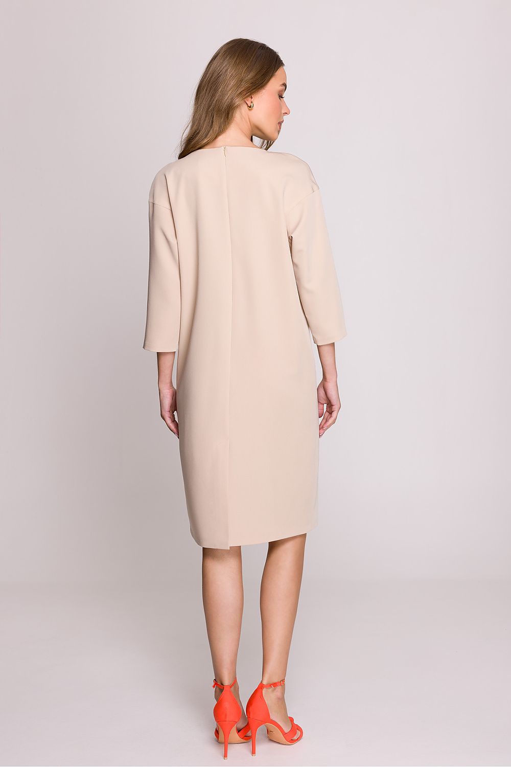 Dagkjole Stylove til dame fra MS StyleHaven, laget av polyester; Viskose, farge Fiolett, størrelse XL, med lang ermer, perfekt til casual; dress
