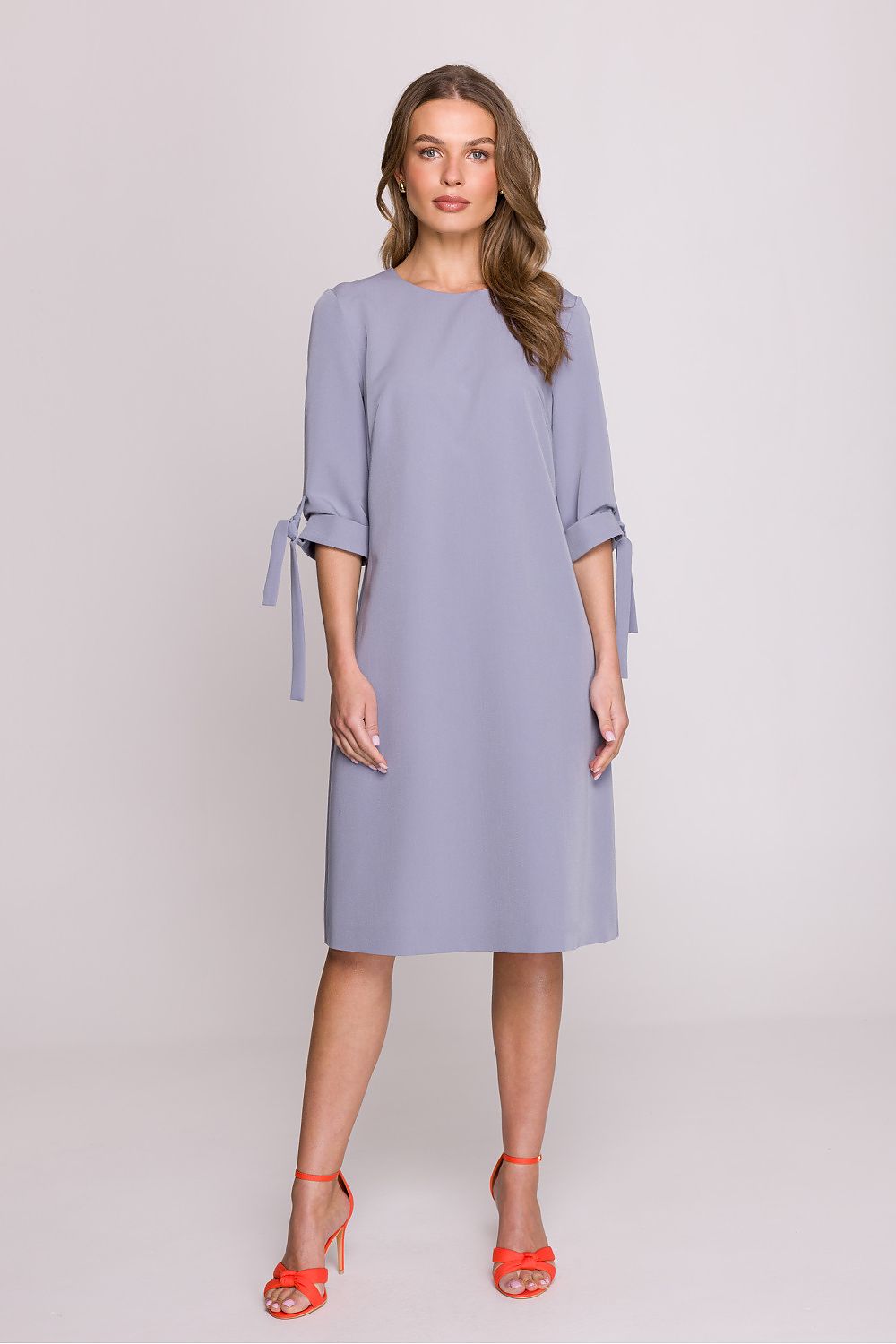 Dagkjole Stylove til dame fra MS StyleHaven, laget av polyester; Viskose, farge Rød, størrelse s, med short; 3-4 ermer, perfekt til casual; dress