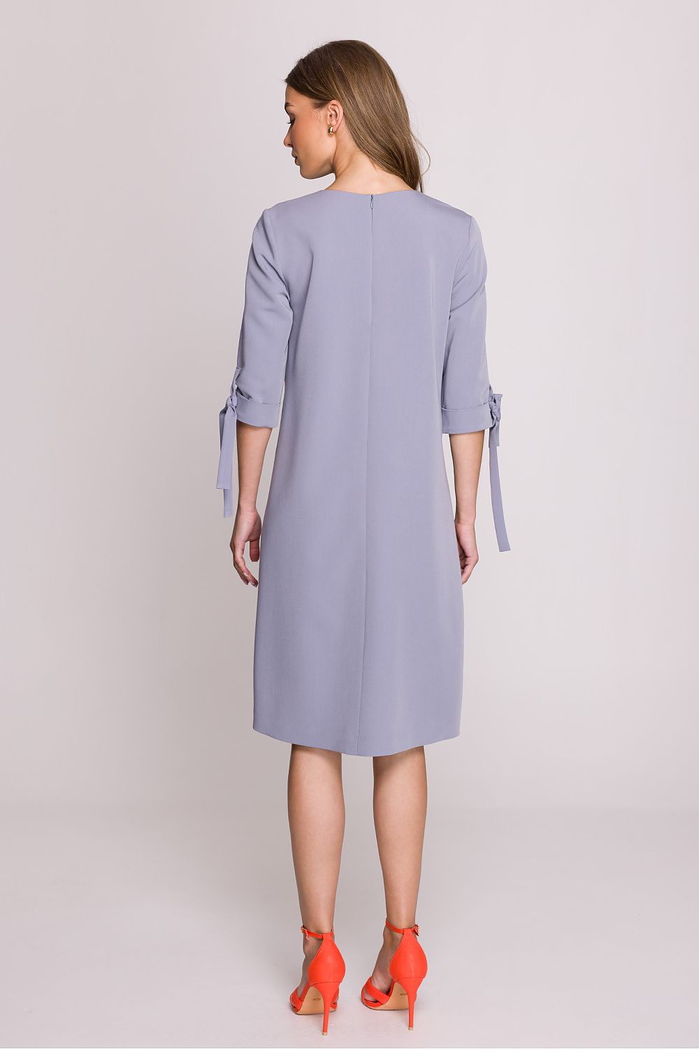 Dagkjole Stylove til dame fra MS StyleHaven, laget av polyester; Viskose, farge Rød, størrelse M, med short; 3-4 ermer, perfekt til casual; dress