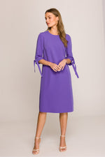 Dagkjole Stylove til dame fra MS StyleHaven, laget av polyester; Viskose, farge Rød, størrelse L, med short; 3-4 ermer, perfekt til casual; dress