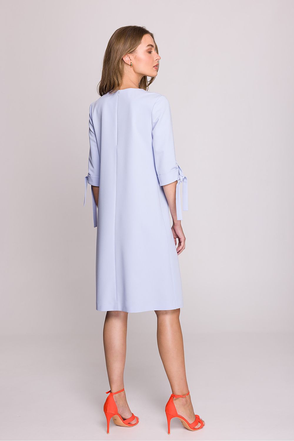 Dagkjole Stylove til dame fra MS StyleHaven, laget av polyester; Viskose, farge Fiolett, størrelse s, med short; 3-4 ermer, perfekt til casual; dress