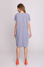 Dagkjole Stylove til dame fra MS StyleHaven, laget av polyester; Viskose, farge Rød, størrelse M, med short ermer, perfekt til casual; dress