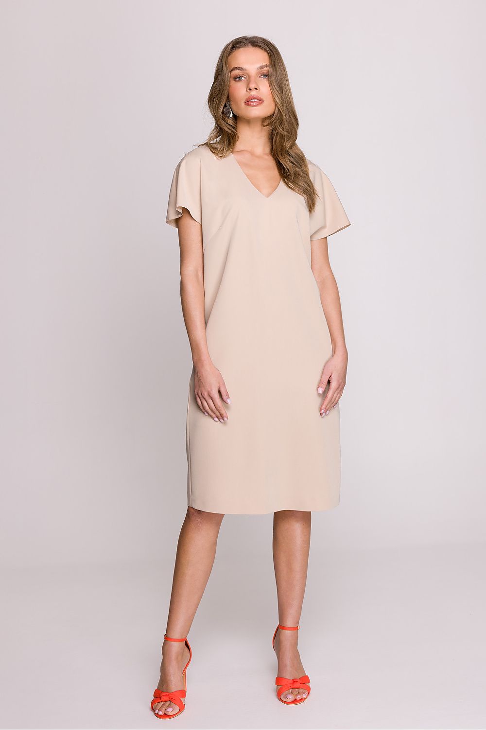 Dagkjole Stylove til dame fra MS StyleHaven, laget av polyester; Viskose, farge Fiolett, størrelse M, med short ermer, perfekt til casual; dress