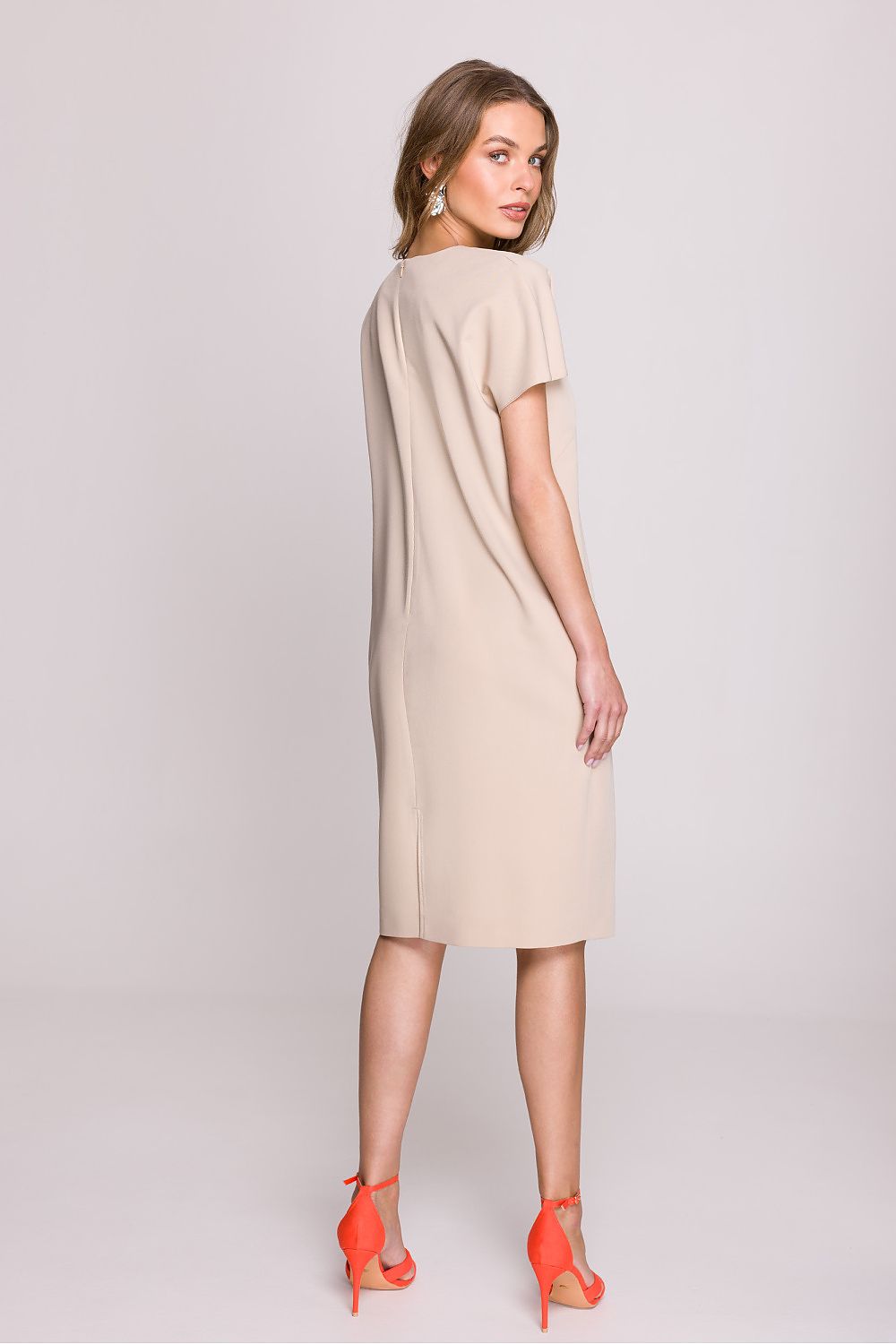 Dagkjole Stylove til dame fra MS StyleHaven, laget av polyester; Viskose, farge Fiolett, størrelse L, med short ermer, perfekt til casual; dress