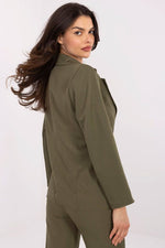 Jakke Italy Moda til dame fra MS StyleHaven, størrelse M, med short, bukselengde long, kjolelengde midi, kjolestil wrap