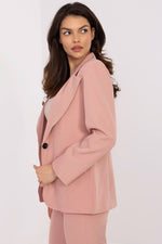 Jakke Italy Moda til dame fra MS StyleHaven, størrelse XXL, med short, bukselengde long, kjolelengde midi, kjolestil wrap