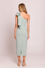 En skulder Cocktailkjole - Moe til dame fra MS StyleHaven, laget av polyester, farge Brun, størrelse M, med sleeveless ermer, perfekt til dress