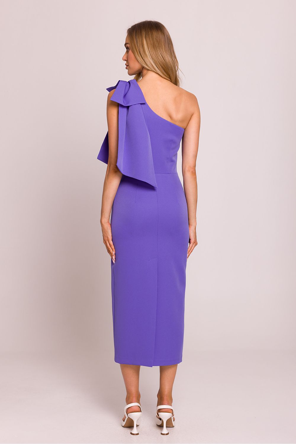 En skulder Cocktailkjole - Moe til dame fra MS StyleHaven, laget av polyester, farge Brun, størrelse XL, med sleeveless ermer, perfekt til dress