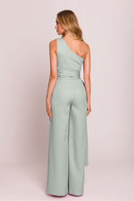 En skulder Jumpsuit - Moe til dame fra MS StyleHaven, laget av polyester, farge Brun, størrelse s, med sleeveless ermer, perfekt til dress