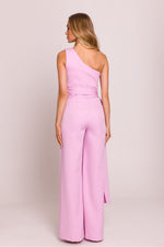 En skulder Jumpsuit - Moe til dame fra MS StyleHaven, laget av polyester, farge Grønn 2, størrelse XL, med sleeveless ermer, perfekt til dress