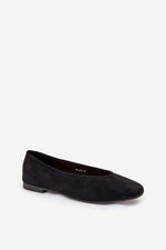 ballerina-sko Step in style til dame fra MS StyleHaven, laget av Bomull; polyester, farge Svart, størrelse 37, med 45720 ermer, perfekt til casual; dress
