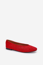 ballerina-sko Step in style til dame fra MS StyleHaven, laget av Bomull; polyester, farge Svart, størrelse 40, med 45720 ermer, perfekt til casual; dress