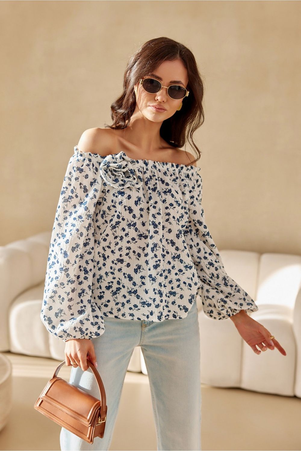Solea – romantisk bluse med spansk inspirasjon fra Roco Fashion fra MS StyleHaven, størrelse 38, med long, bukselengde long, kjolelengde maxi, kjolestil flared; gown