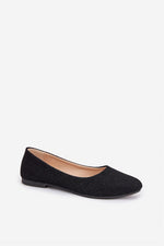ballerina-sko Step in style til dame fra MS StyleHaven, laget av Bomull; polyester, farge Svart, størrelse 37, med 45720 ermer, perfekt til casual; dress