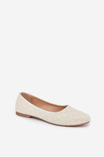 ballerina-sko Step in style til dame fra MS StyleHaven, laget av Bomull; polyester, farge Svart, størrelse 40, med 45720 ermer, perfekt til casual; dress