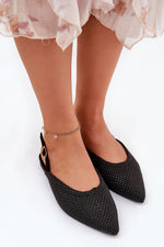 ballerina-sko Step in style til dame fra MS StyleHaven, laget av Bomull; polyester, farge beige, størrelse 41, med 45720 ermer, perfekt til casual; dress
