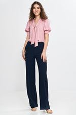 Bluse Nife til dame fra MS StyleHaven, laget av Viskose, farge Rosa, størrelse 42, med 3-4; long ermer, perfekt til casual; dress