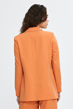 Jakke Nife til dame fra MS StyleHaven, laget av Viskose, farge Oransje, størrelse 40, med short ermer, perfekt til casual; dress