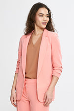 Jakke Nife til dame fra MS StyleHaven, laget av Viskose, farge Rosa, størrelse 38, med short ermer, perfekt til casual; dress