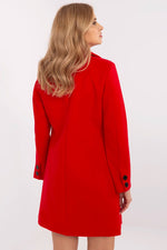 Frakk Och Bella til dame fra MS StyleHaven, laget av Viskose, farge Rød, størrelse s, med short ermer, perfekt til casual; dress