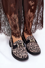 Mocassin Step in Style til dame fra MS StyleHaven, laget av Bomull, farge Grå, størrelse 38, med short ermer, perfekt til casual; dress