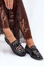 Mocassin Step in Style til dame fra MS StyleHaven, laget av Bomull, farge Svart, størrelse 38, med short ermer, perfekt til dress; casual