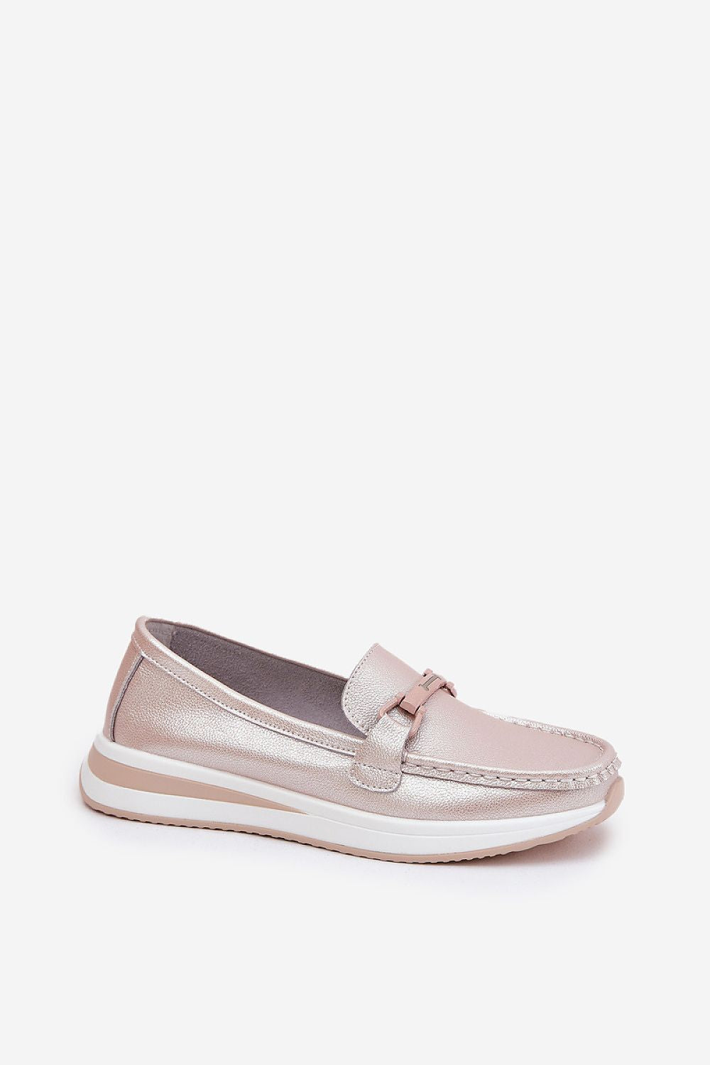 Mocassin Step in Style til dame fra MS StyleHaven, laget av Bomull, farge Rosa, størrelse 37, med short ermer, perfekt til casual