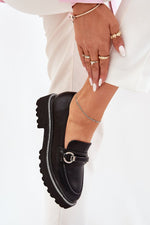 Mocassin Step in Style til dame fra MS StyleHaven, laget av Bomull, farge Svart, størrelse 41, med short ermer, perfekt til casual
