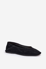 ballerina-sko Step in style til dame fra MS StyleHaven, laget av Bomull; polyester, farge beige, størrelse 37, med 45720 ermer, perfekt til casual; dress
