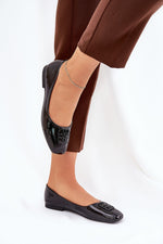 ballerina-sko Step in style til dame fra MS StyleHaven, laget av Bomull; polyester, farge beige, størrelse 41, med 45720 ermer, perfekt til casual; dress